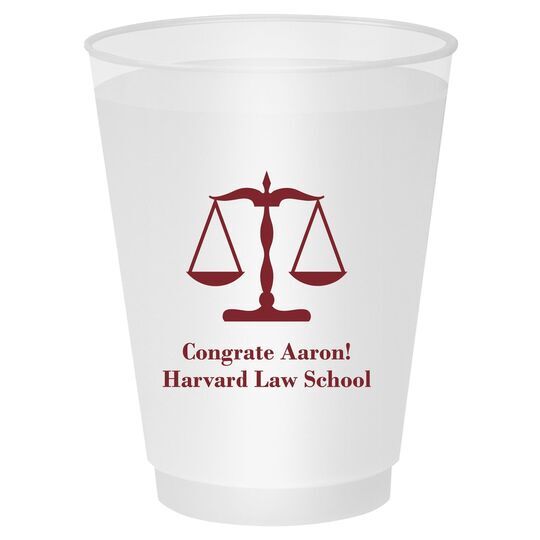 Scales of Justice Shatterproof Cups